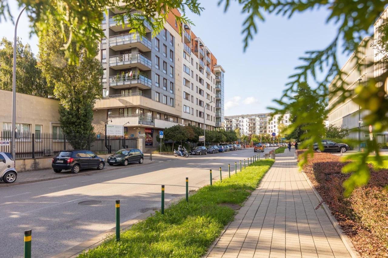 Mokotow Premium Apartment With Terrace Warschau Exterior foto